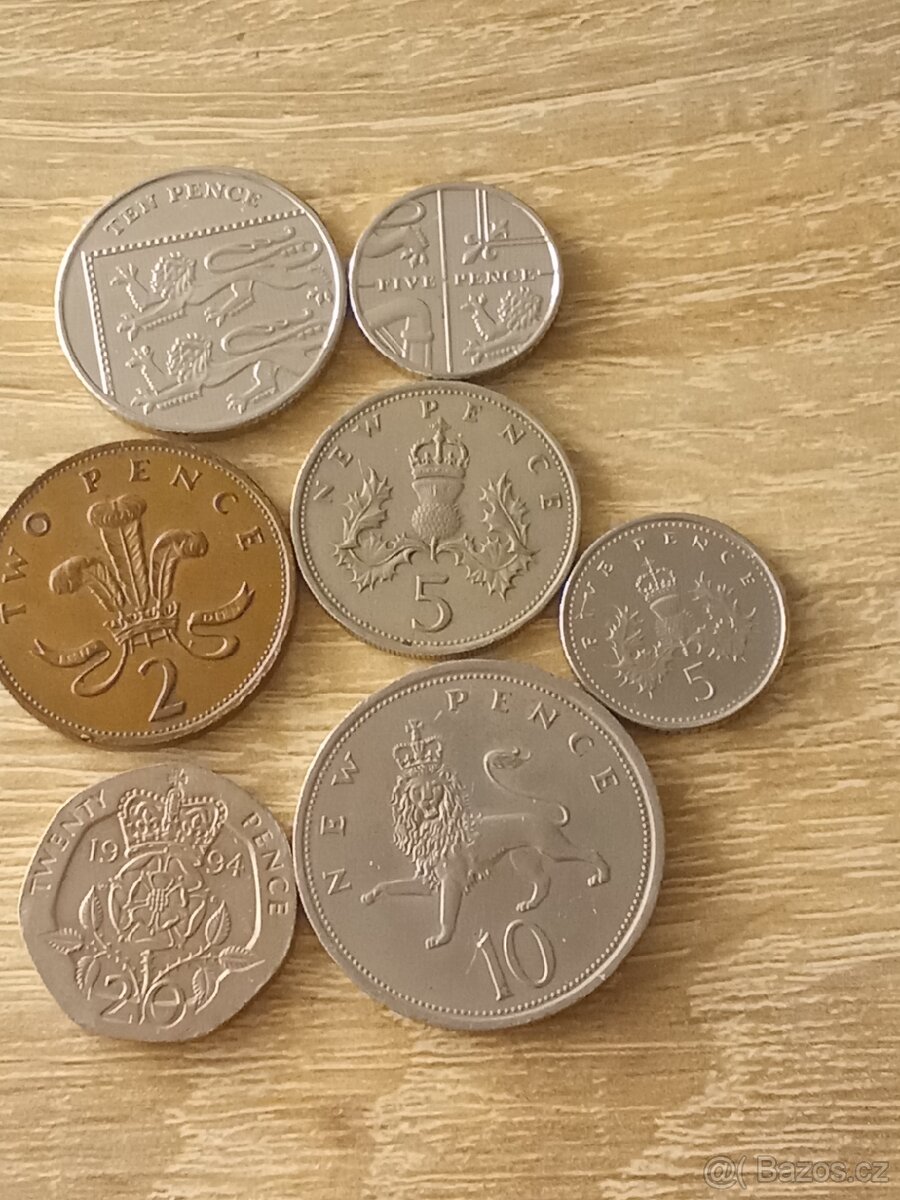 Mince Velká Británie, Řecko a Švédsko