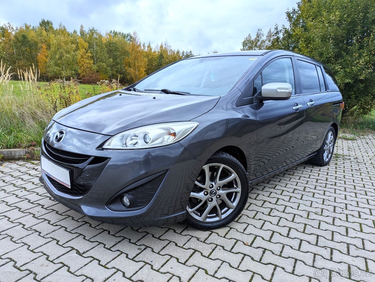 Mazda 5 1.6D 85kw, 2015, 7 míst, kamera, rozvody, top stav