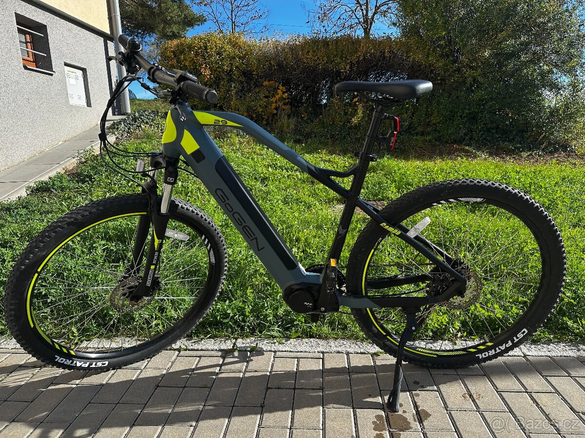 Horské elektrokolo - GoGen CAMPO MX 720 2025 šedé/žluté