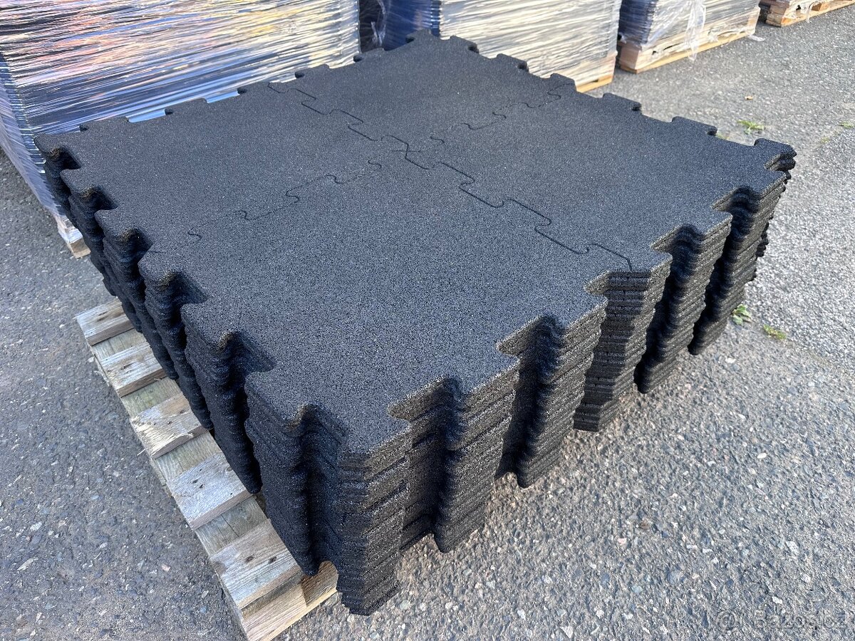 Gumová podlaha puzzle