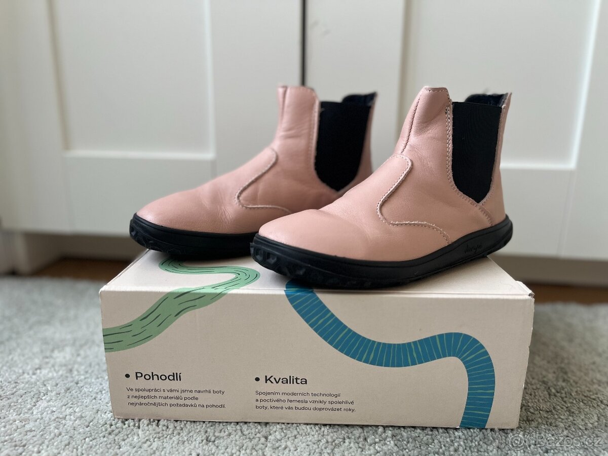 Dětské barefoot zimní boty Jonap, vel. 33 - NOVÉ