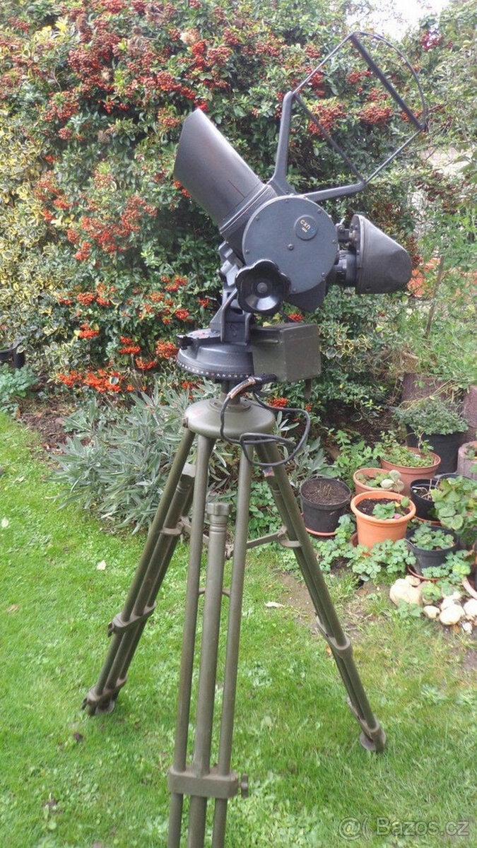 Druhá světová válka, puškohled 10x80 Flak optika cxn, komple