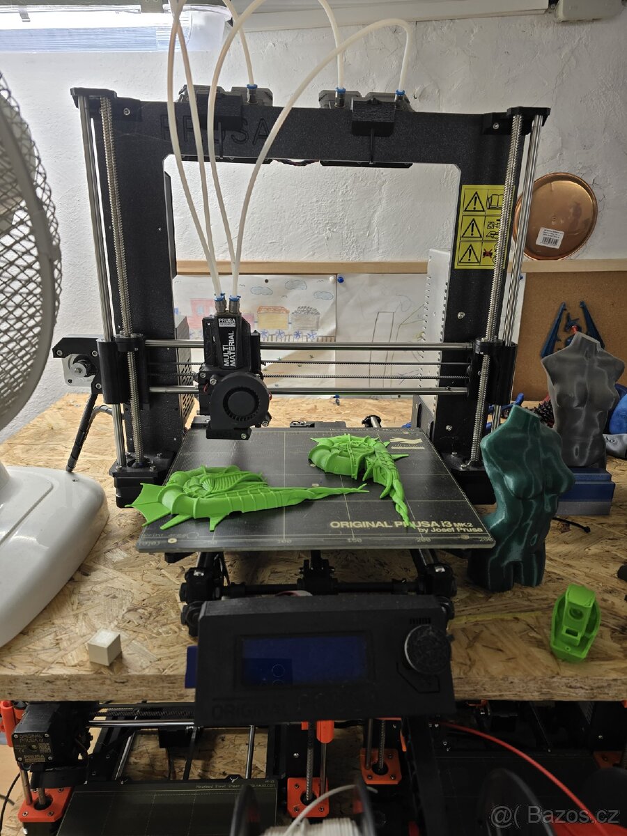 Prusa MK2 s multimaterialem