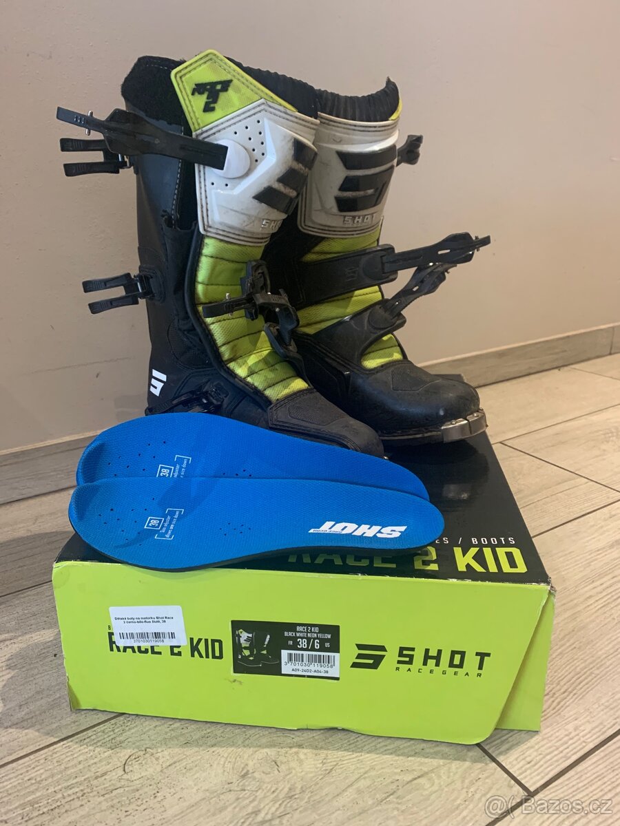 Boty na motorku Shot Race Gear vel. 38