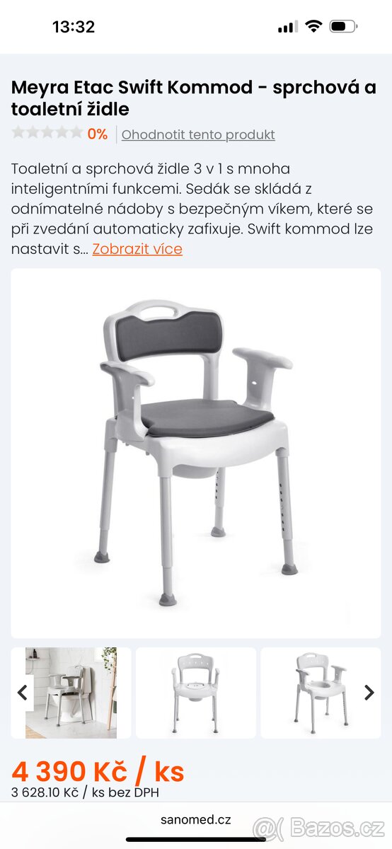 Sprochová a Toaletní židle