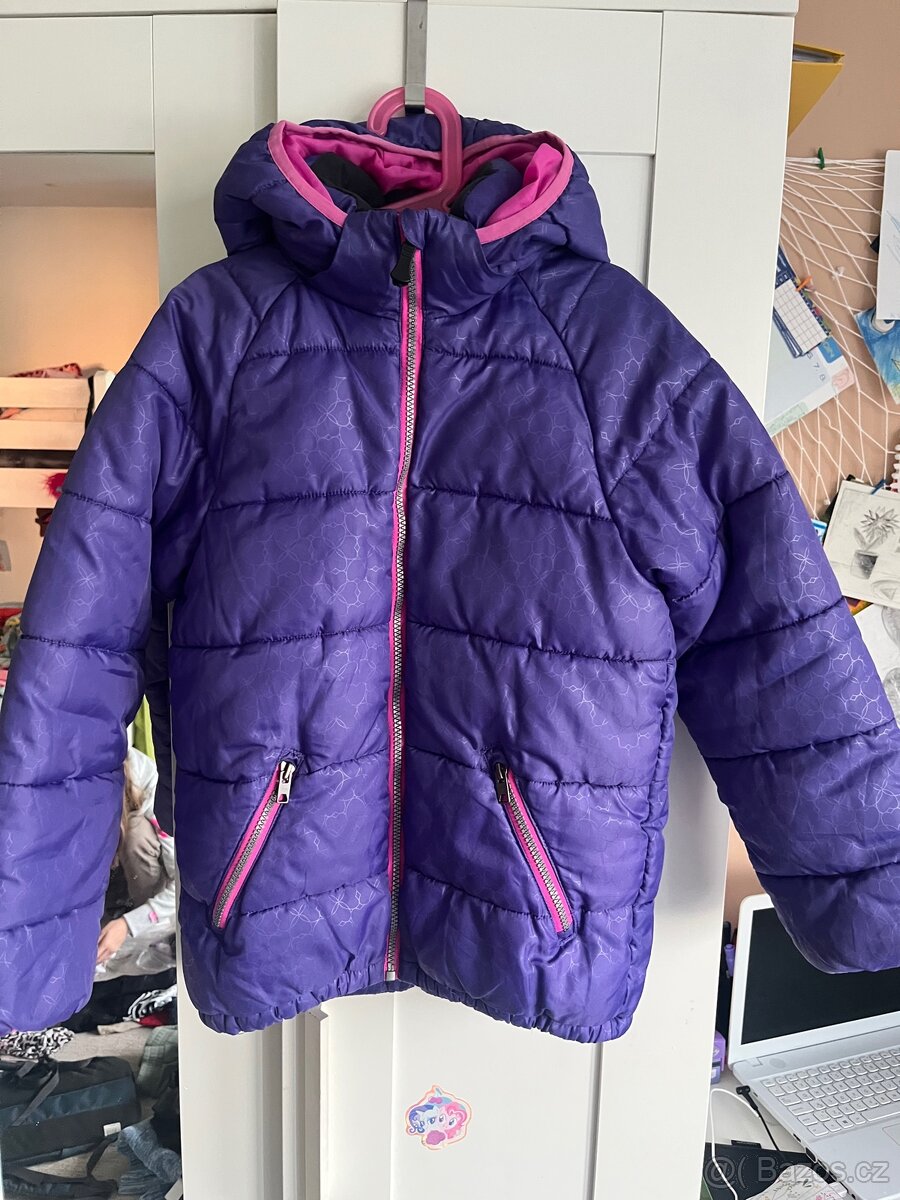 Dívčí zimní bunda h&m140