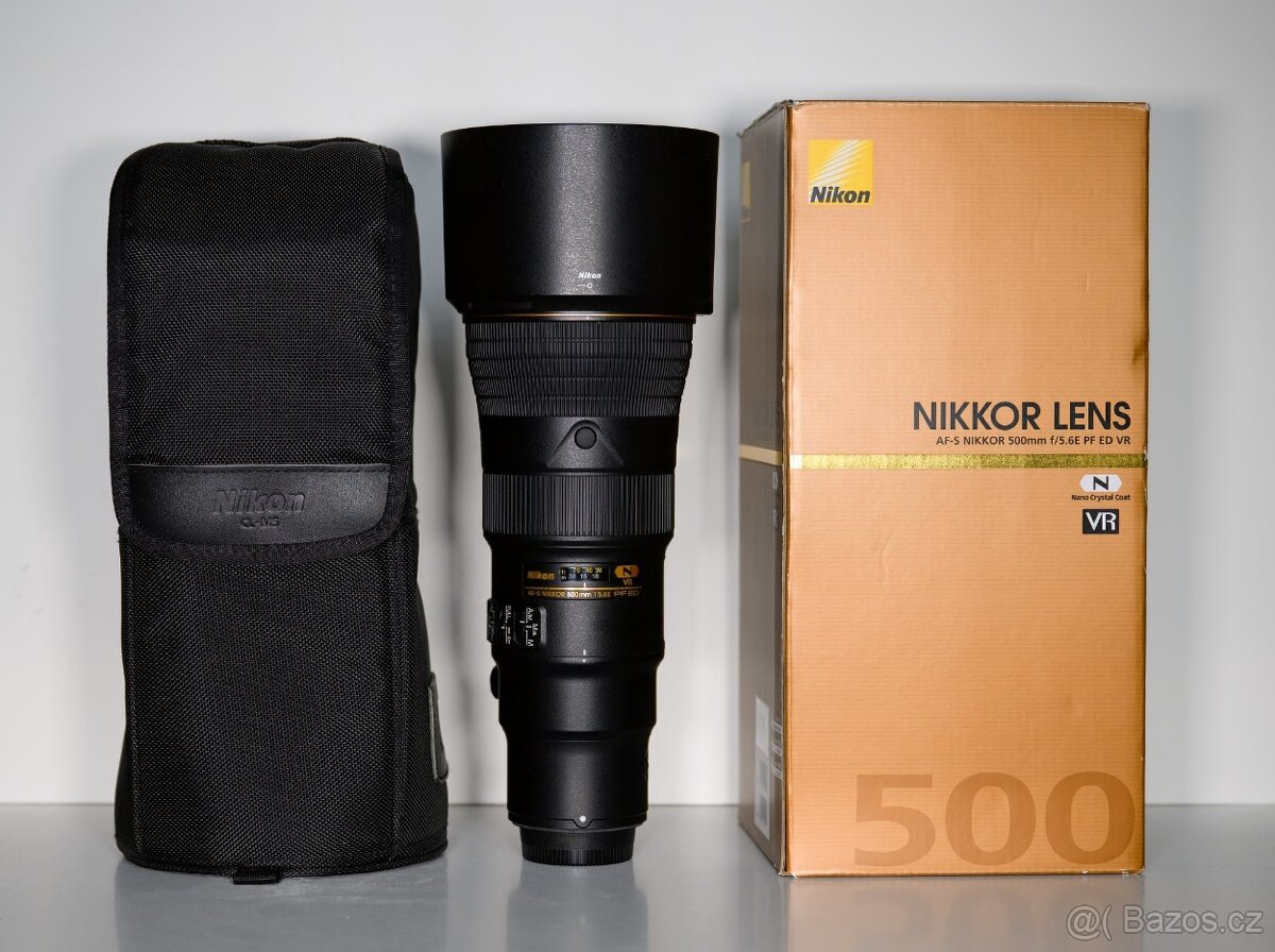 Teleobjektiv Nikon 500 mm f/5,6E PF ED VR - nejnižší cena