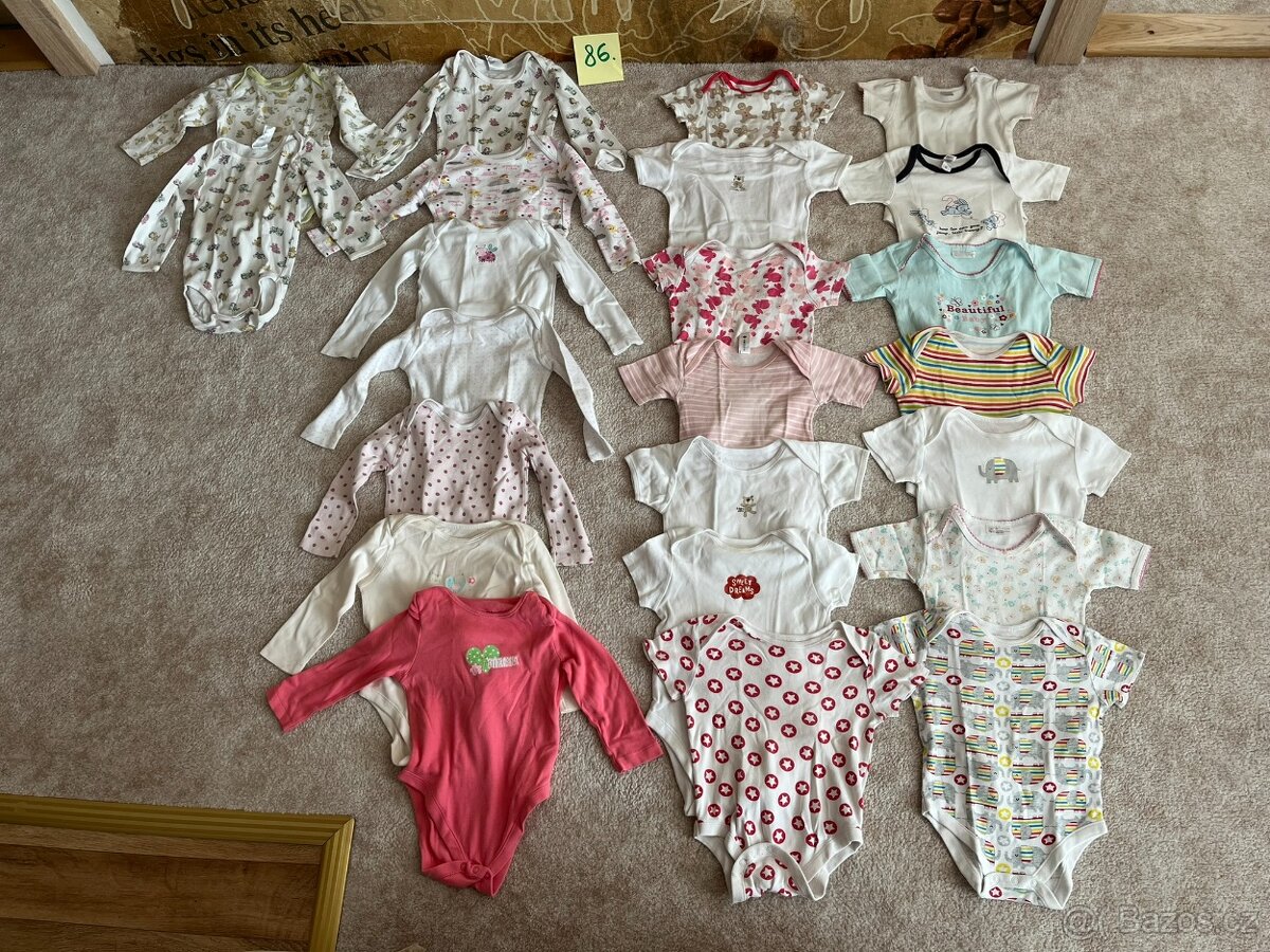 Dětské kojenecké (dívčí) oblečení - vel. 86