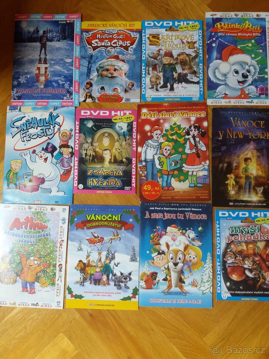 Prodám DVD-čka dětských pohádek, filmů