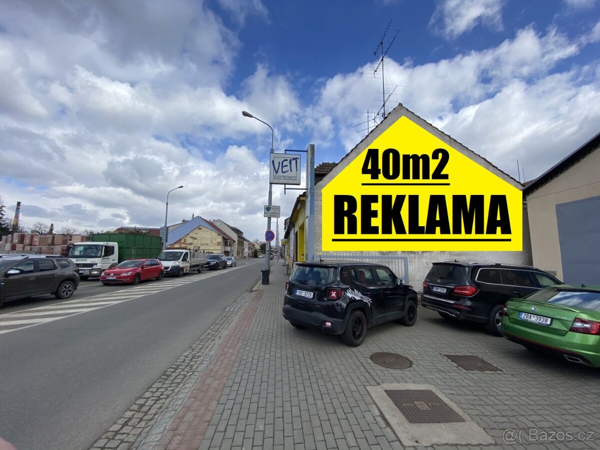 Reklamní plocha Brno 40m2