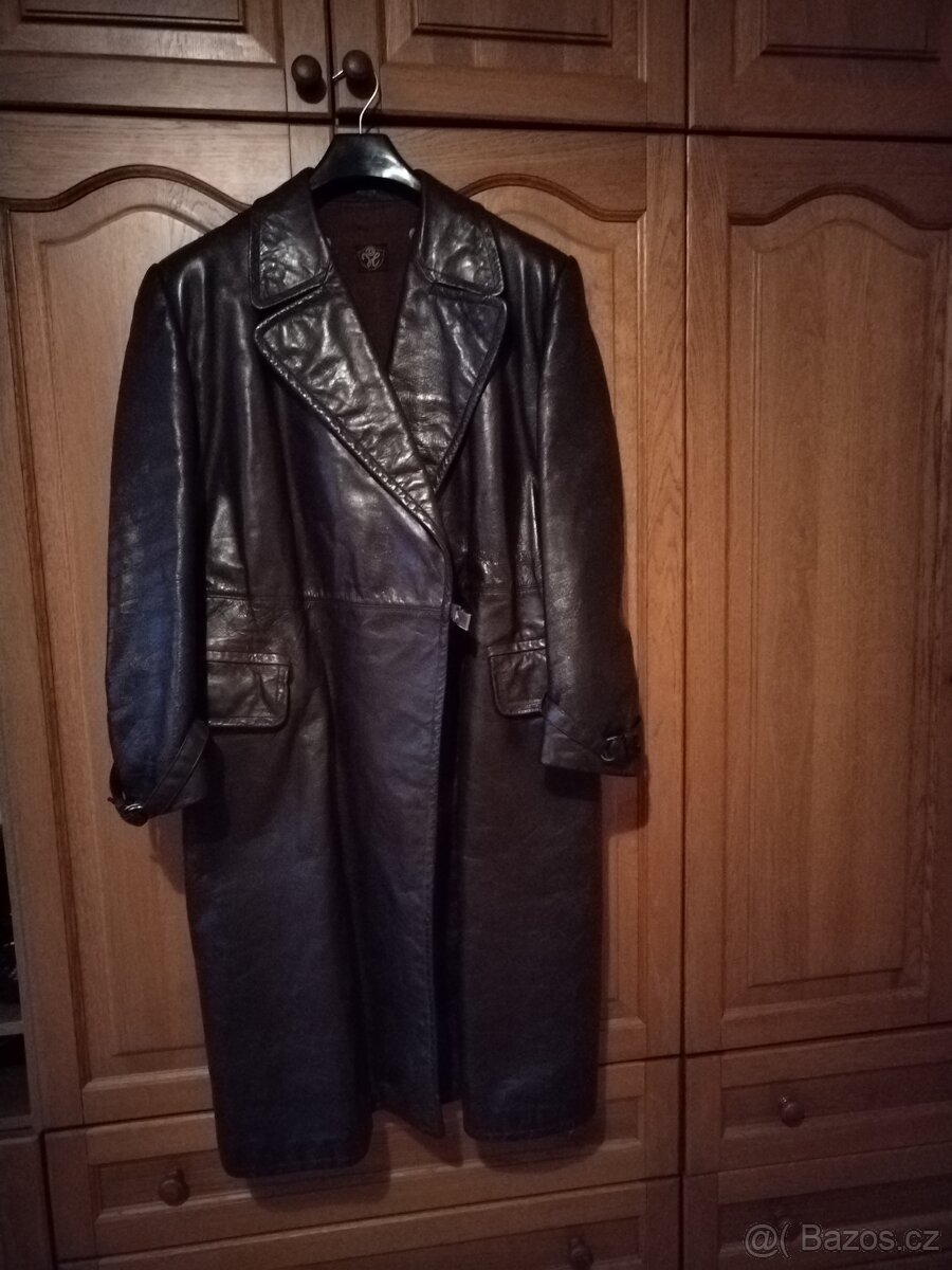 Kožený kabat
