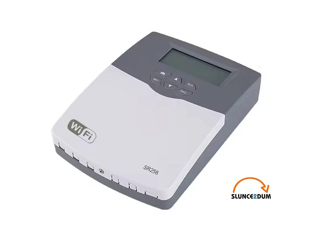 Inteligentní regulátor solárního ohřevu vody PLC SR258