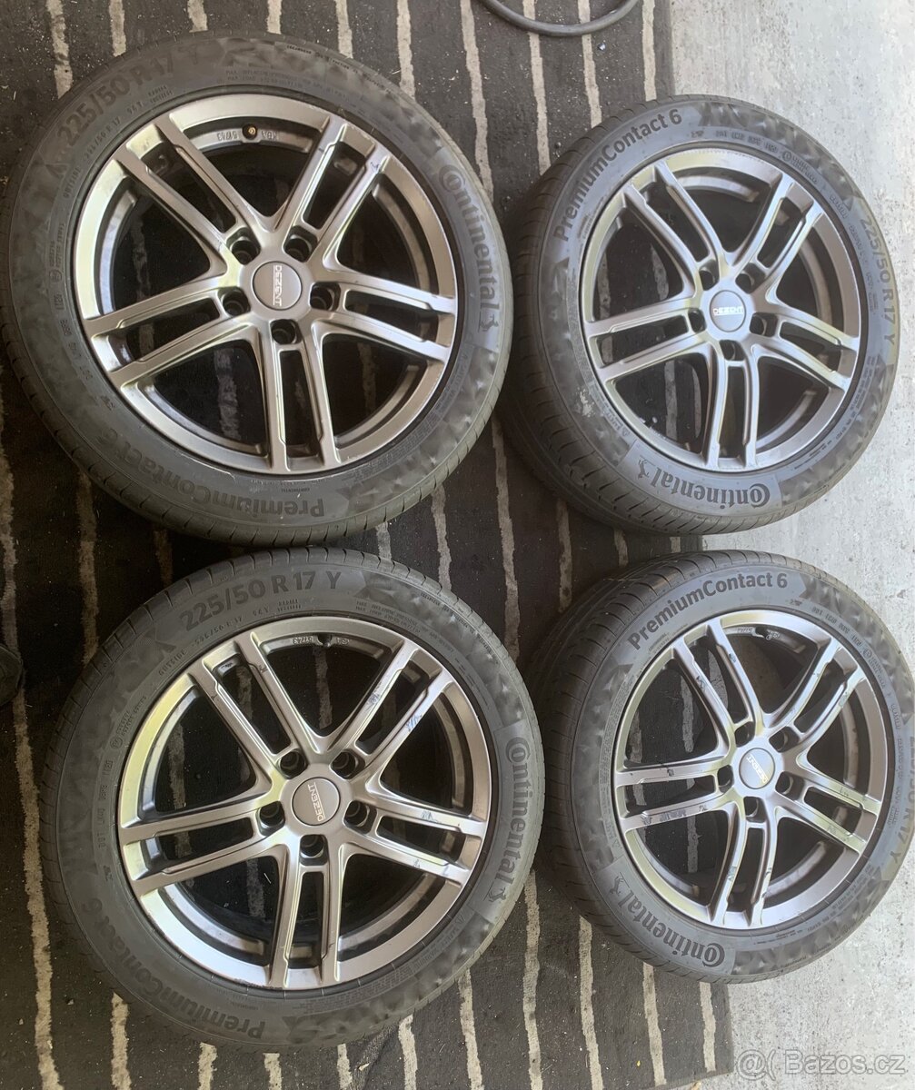 Letni kola VW Škoda 5x112 225/50 R17 ET38