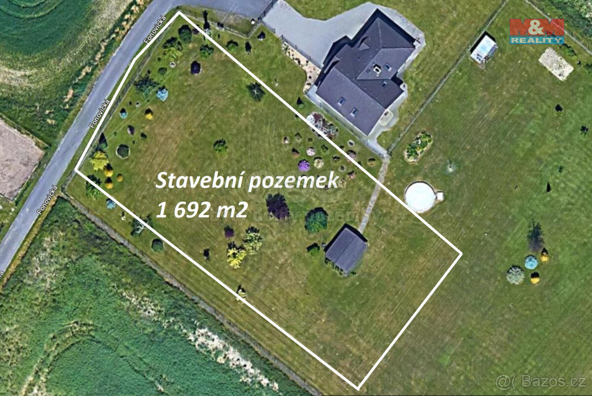 Prodej pozemku k bydlení, 1692 m², Klimkovice