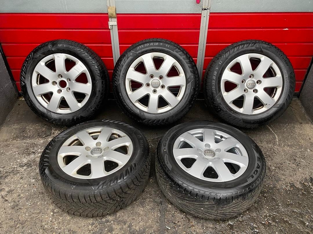 Original Alu kola Audi 18" 8J ET56 + zimní pneu 255/55/R18