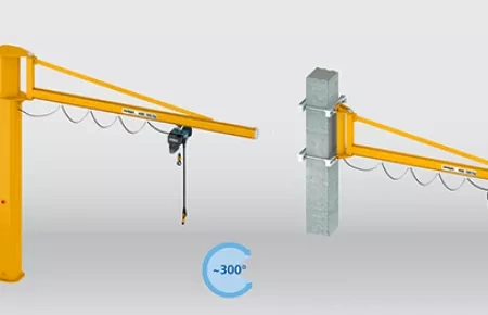 sloupový jeráb Demag 125 kg - 3 m r. 2020