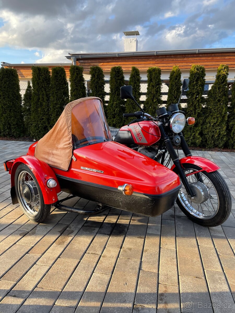 Prodám JAWA 350/632 + sidecar Velorex 562