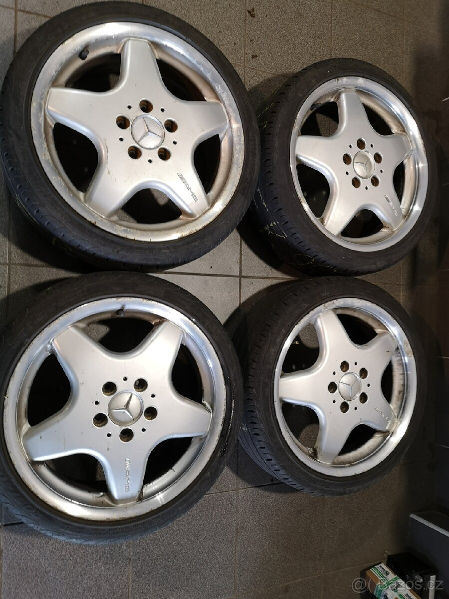 Mercedes A168 AMG alu 17 + letní 205/40/17.