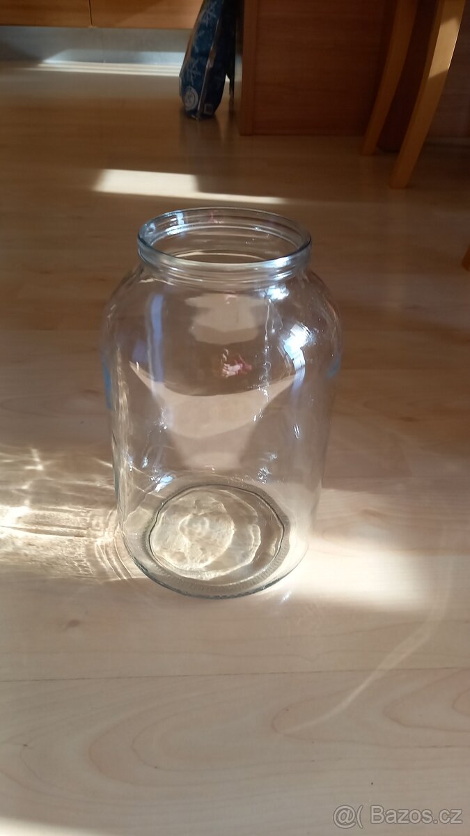 3 litrové sklenice