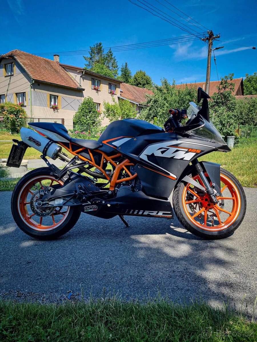 KTM RC 125 + doplňky