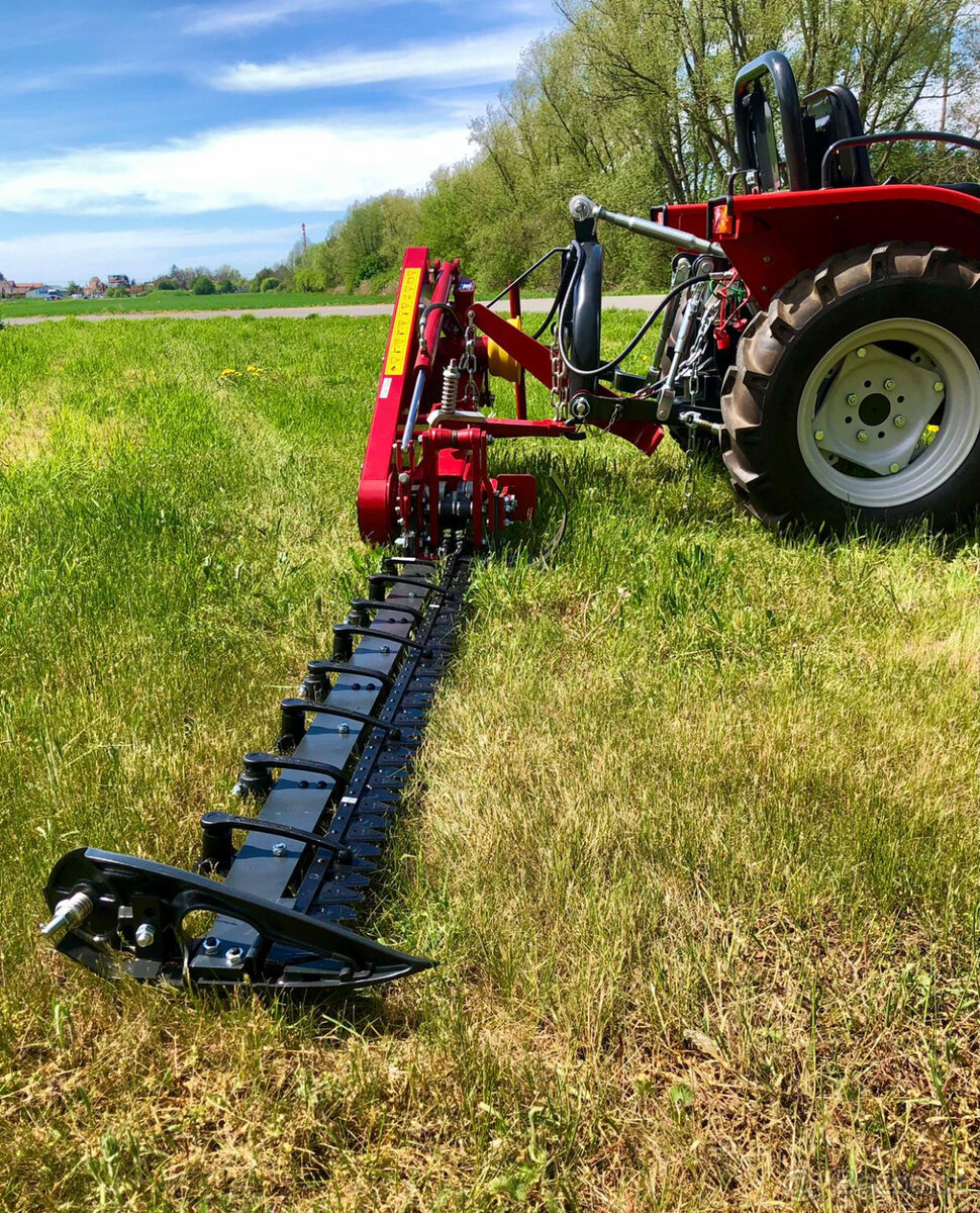 Protiběžná lištová sekačka 170 cm, pro traktor, malotraktor