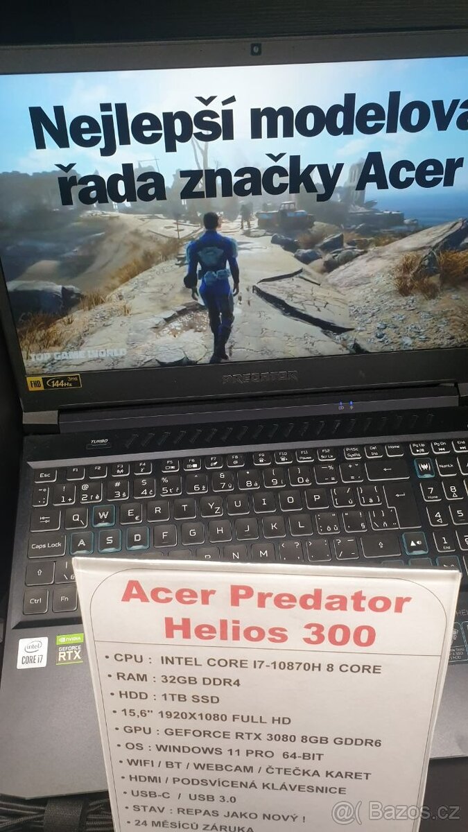 Acer Predator 300 - Helios Herní řada
