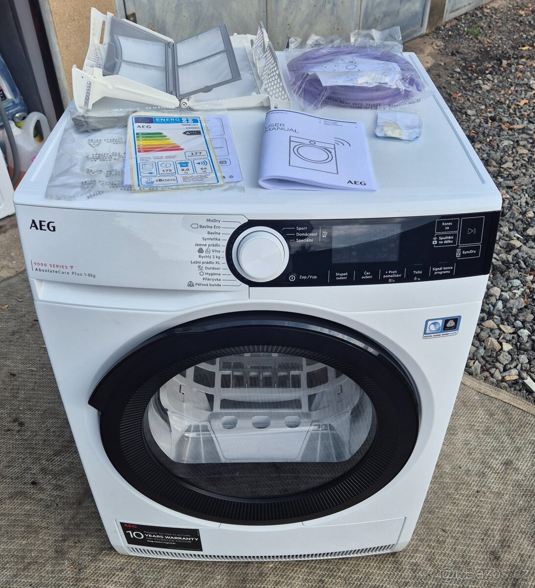 AEG SERIE 9000 A+++ KONDENZAČNÍ, ZÁRUKA DOPRAVA