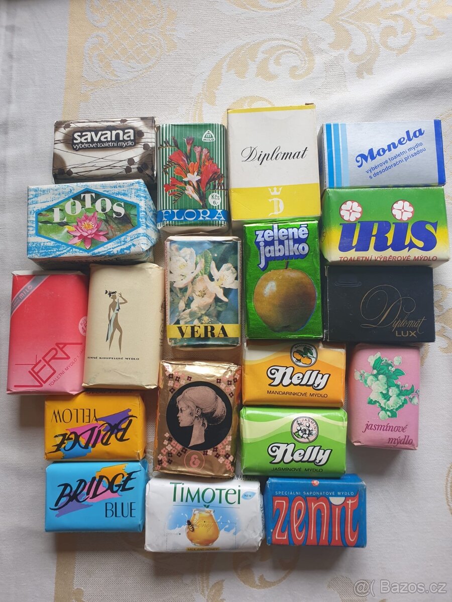 Sběratelská retro mýdla