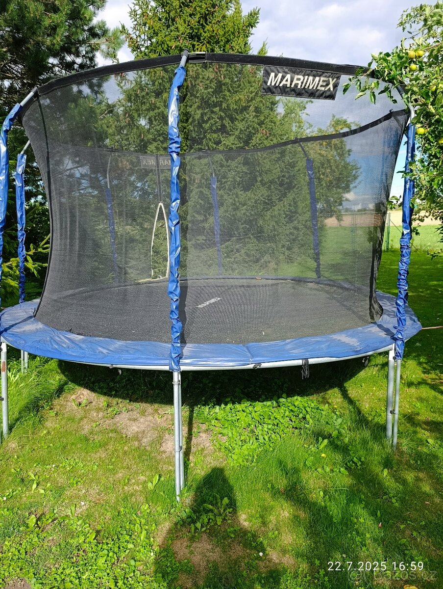 Trampolína MARIMEX, průměr cca 3m