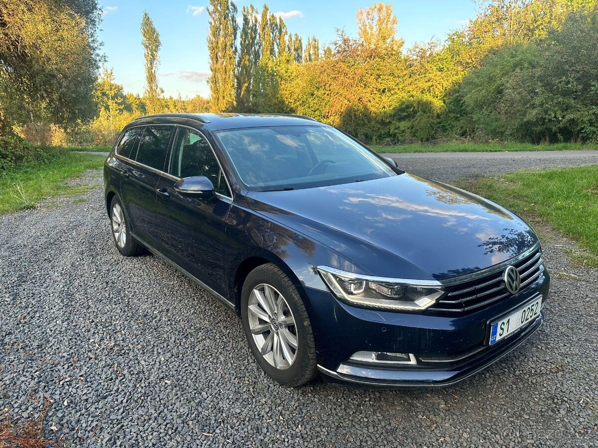 VW Passat B8 Highline 2.0 TDi 110 kW tažné fullled alcantara