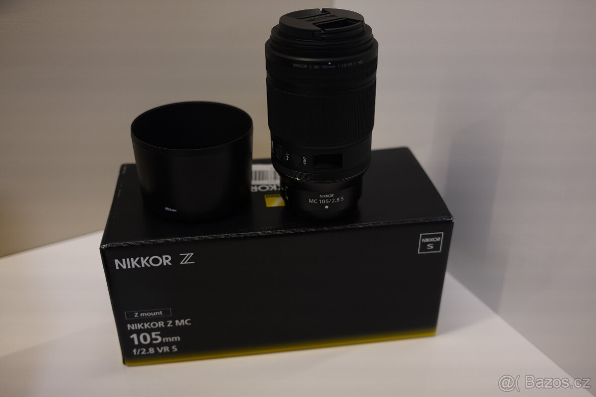 Nikon Z 105 mm f/2,8 VR S MC - TOP stav, v záruce