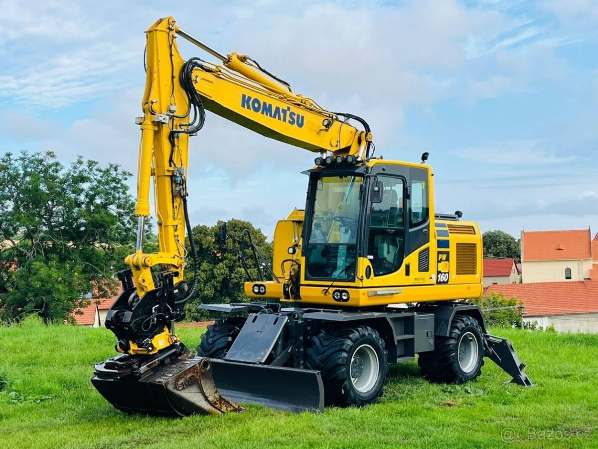 Kolové rypadlo Komatsu PW160-10