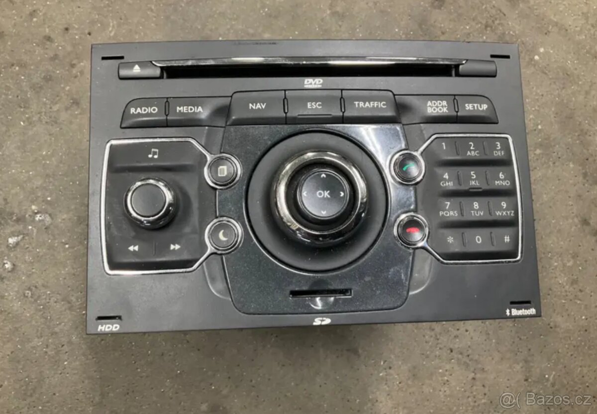 Peugeot - Citroen - navigační jednotka.