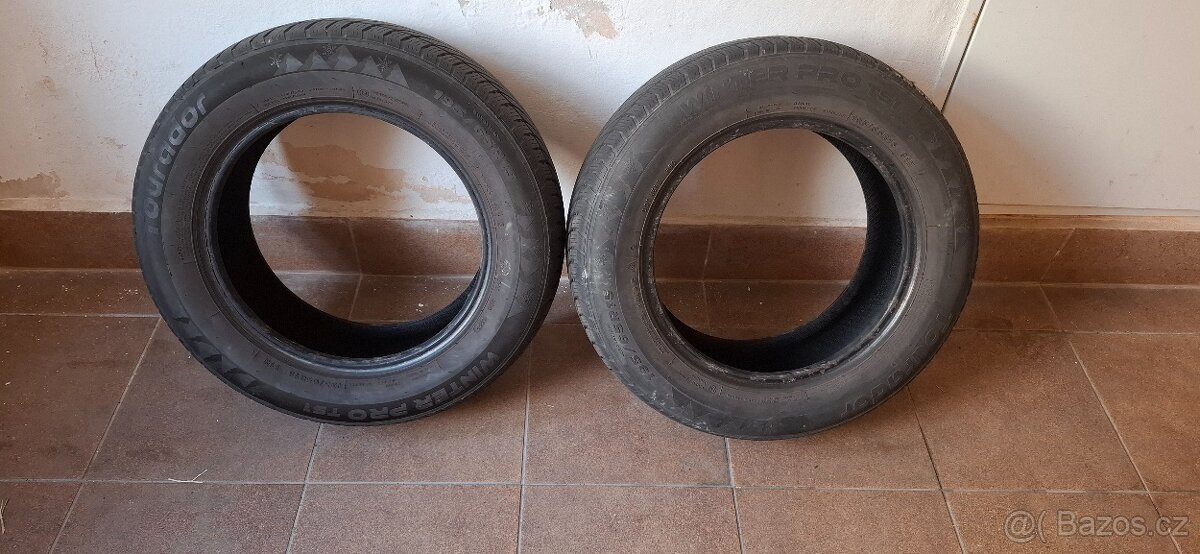 2x Pneu zimní 195/65 R15 Dot 3322