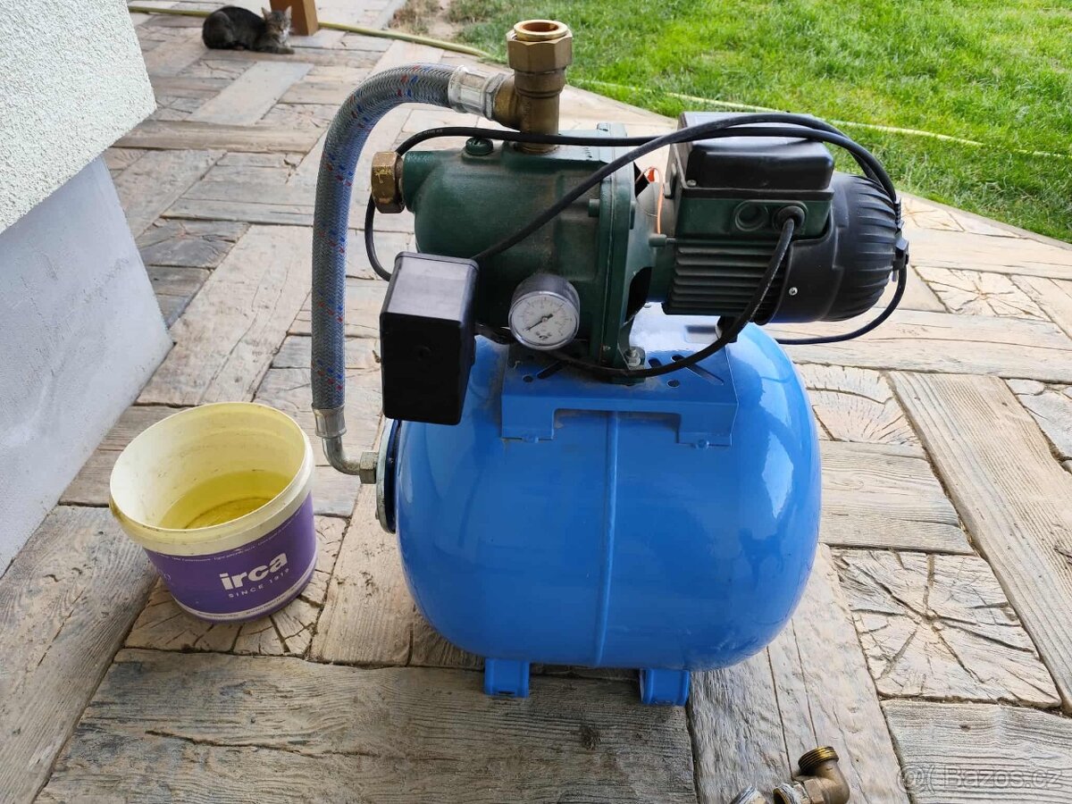 Prodám domácí vodárnu 50L s čerpadlem DAB JET 82M