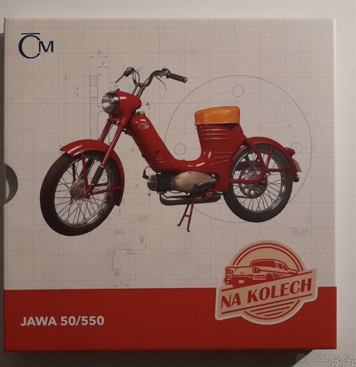 Stříbrná mince Na kolech - Jawa 50 proof (2022)