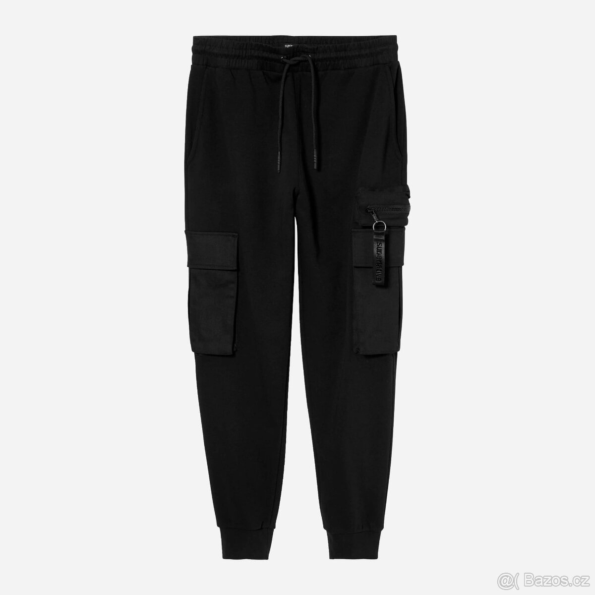 Chlapecké / pánské černé kalhoty CARGO značky C&A, vel. L
