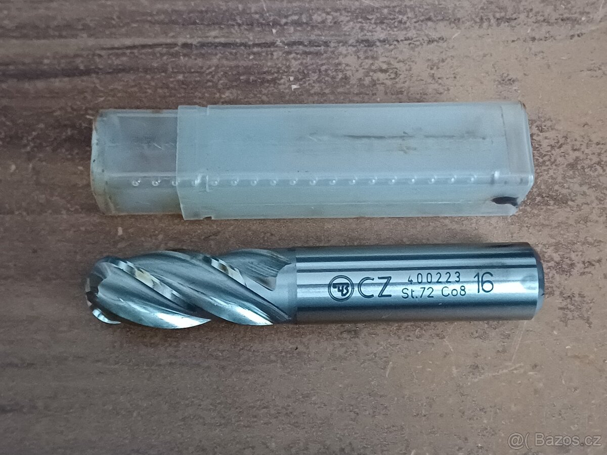 Frézy válcové s kulovým čelem pro kopírovací frézky