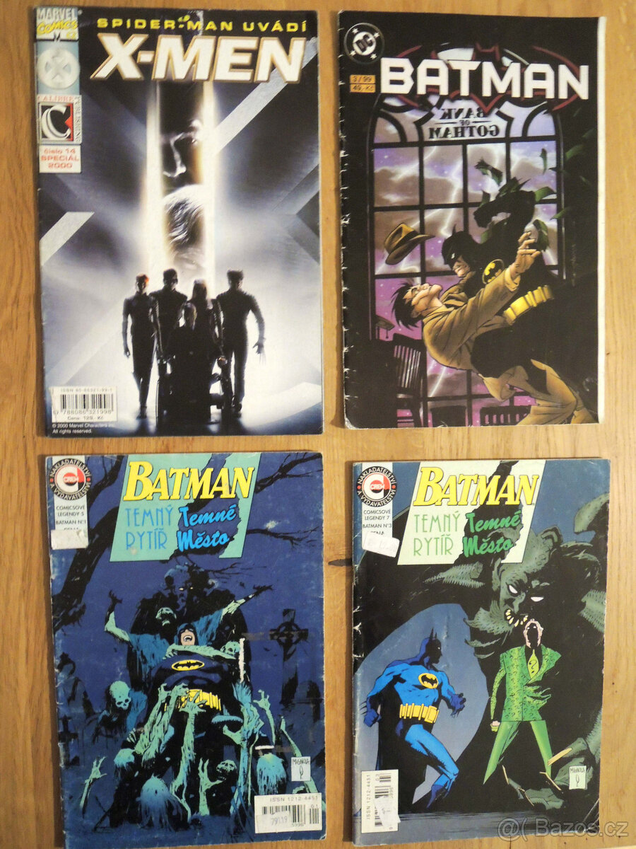 komiks Batman X-Man , staré komiksy