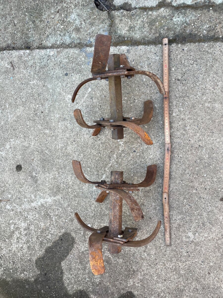 Nože na rotavátor na Varí ,Terra , Gutbrod.