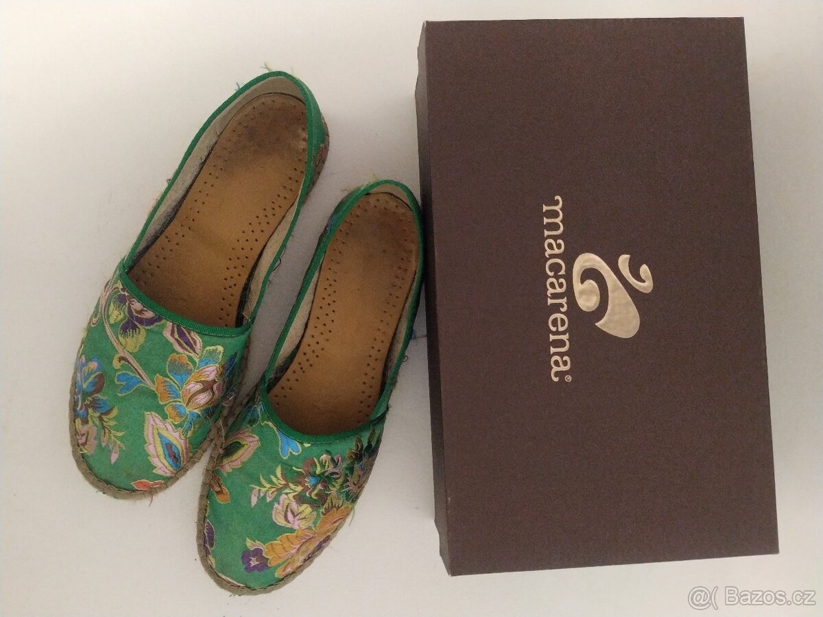 Espadrilky Macarena, velikost 39 . Dámské boty, velikost 39.