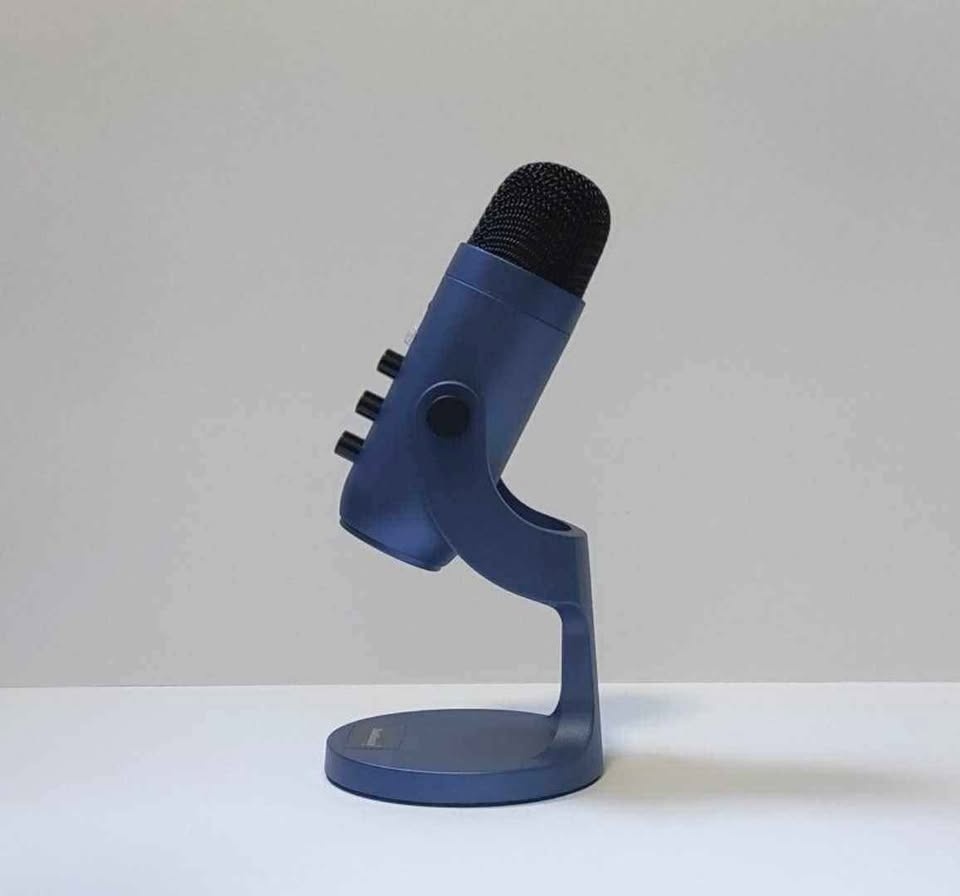 Nový stolní mikrofon Zealsound, modrý