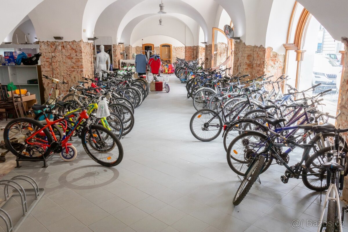 Nově otevřený cyklobazar v centru Olomouce