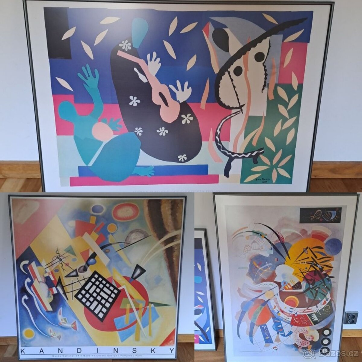 Obraz 3x od Wassily Kandinsky (reprodukce)