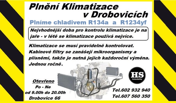 Plnění a servis Klimatizace