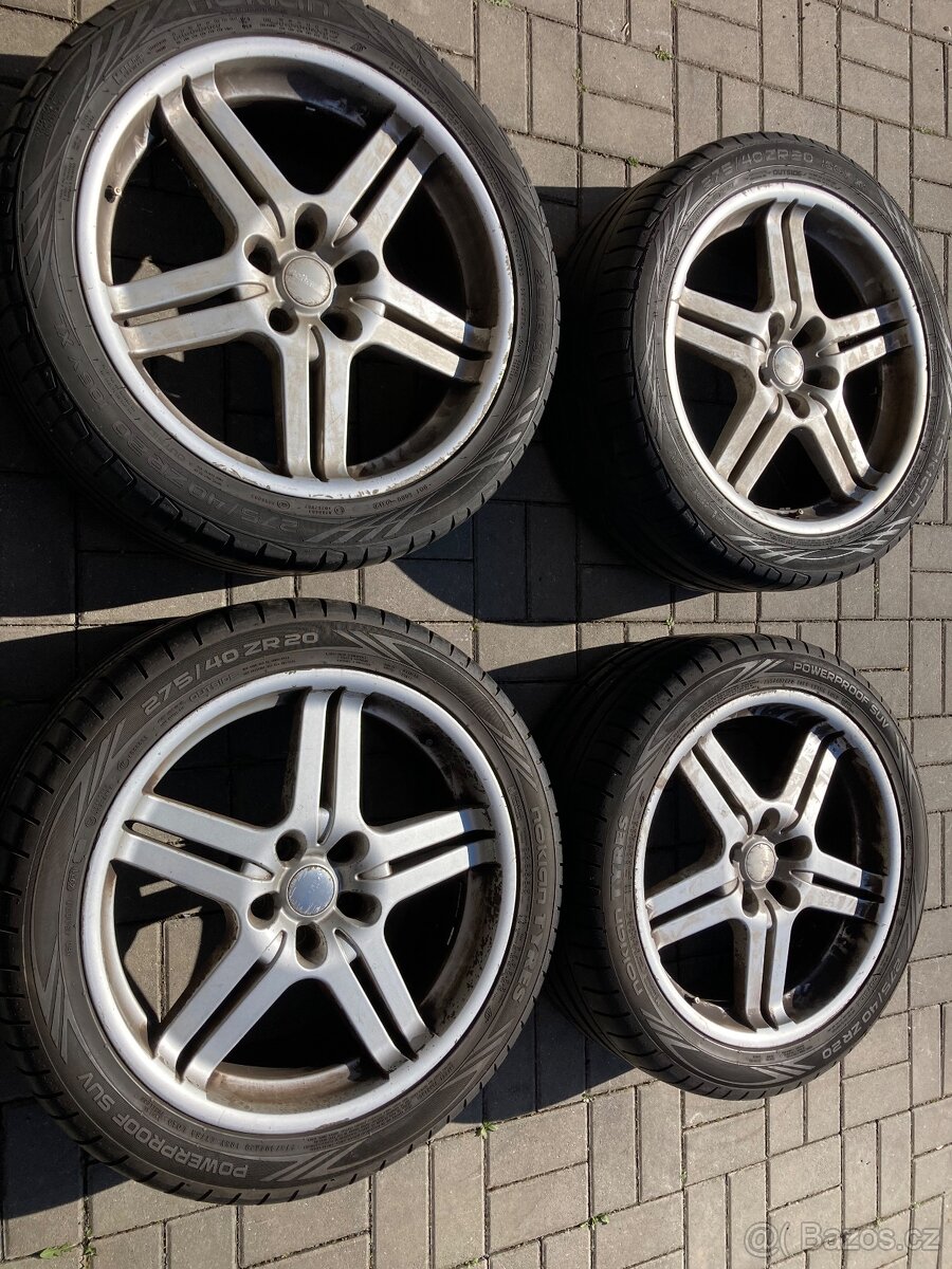 20” letni BMW X5 5x120, střed 72