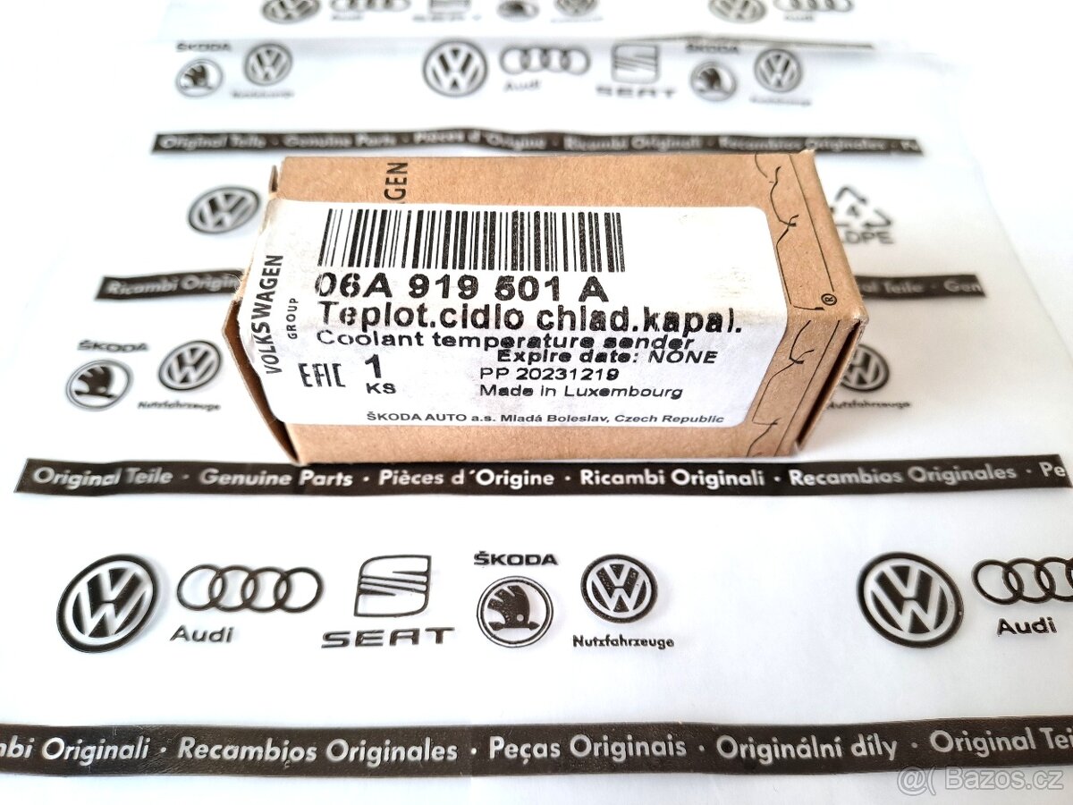 Čidlo teploty, nový orig. díl Škoda, VW