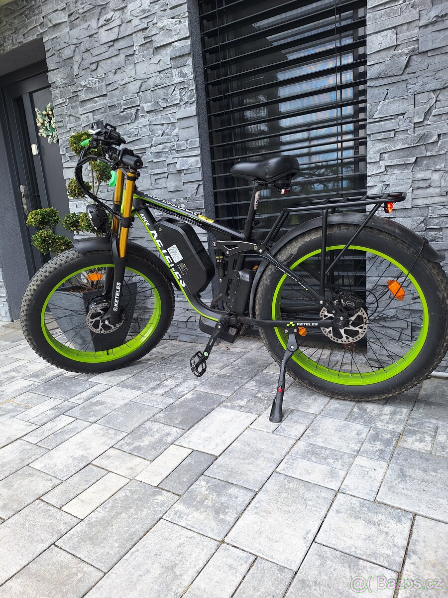 Elektrokolo fatbike 2x1000w