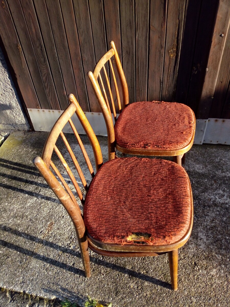 Retro židle 2 ks