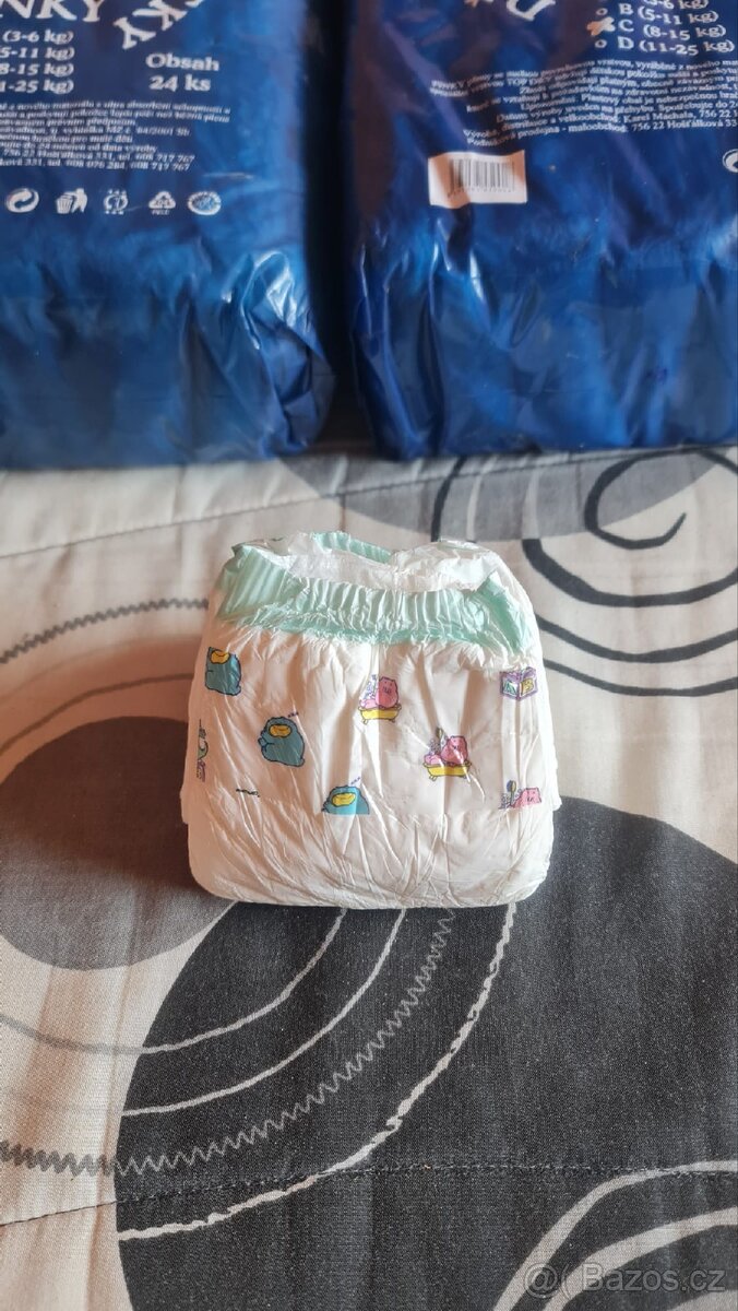 Jednorázové dětské pleny Pinky